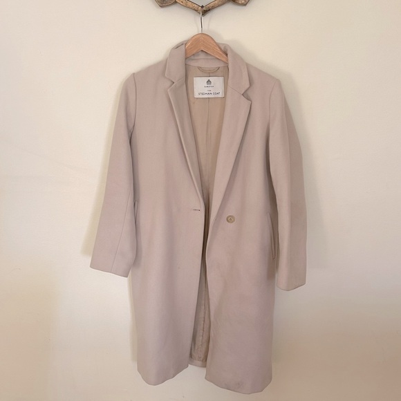 Babaton Stedman Coat in Bone - Picture 3 of 10